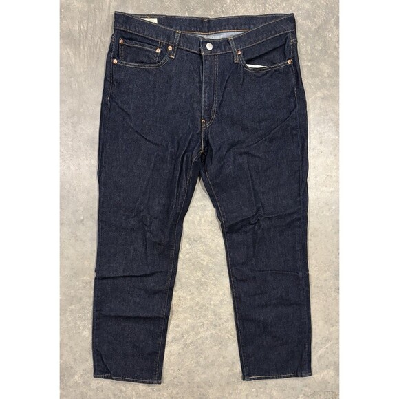 Levi's Premium Jeans Mens 36x29 Blue Lot 514 Straight Fit Dark Wash Denim - Picture 1 of 8